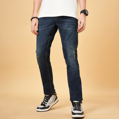 SF Jeans by Pantaloons Slim Men Dark Blue Jeans