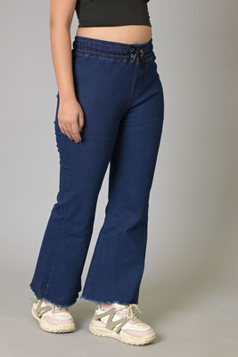 Hans Denton Flared Women Dark Blue Jeans
