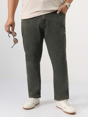 Urbano Plus Straight Fit Men Grey Jeans