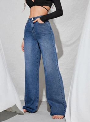 EthnicStudioUK Regular Women Dark Blue Jeans