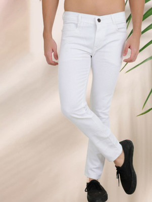 Moda Rapido Loose Fit Men White Jeans