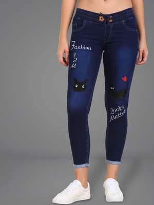 Moda Rapido Slim Women Blue Jeans