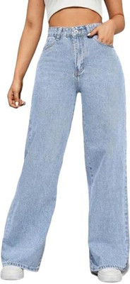 SS Fashion Hub Straight Fit Women Light Blue Jeans
