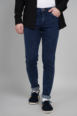 Lzard Slim Men Blue Jeans