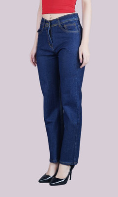 Moda Rapido Loose Fit Women Dark Blue Jeans