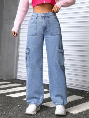 M MODDY Straight Fit Women Light Blue Jeans