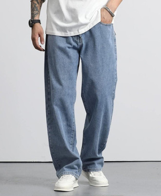 HOKER Straight Fit Men Light Blue Jeans