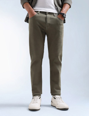 FLYING MACHINE Tapered Fit Men Green Jeans