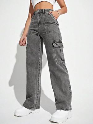 Herway Regular Women Grey Jeans