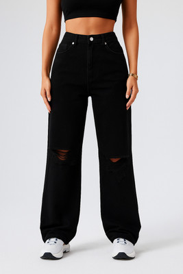 NUCLOTHS Regular Women Black Jeans