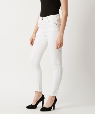 Miss Chase Skinny Women White Jeans
