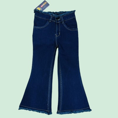 CKUSH Boot-Leg Girls Blue Jeans