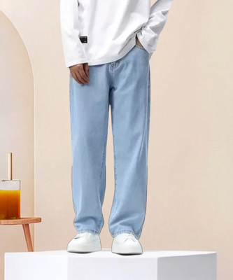 Nalitz Loose Fit Men Light Blue Jeans