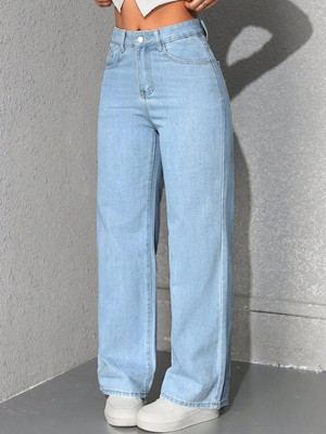 Star4well Straight Fit Women Light Blue Jeans