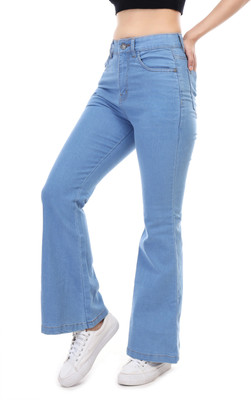 Kwantico Boot-Leg Women Blue Jeans