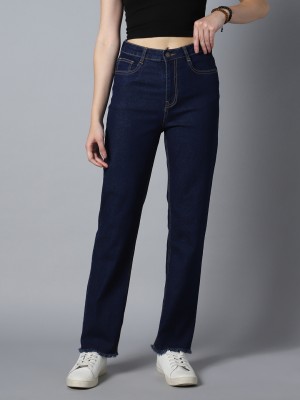 High Star Regular Women Dark Blue Jeans