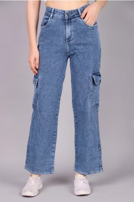 TRENDYSOUL Boyfriend Women Light Blue Jeans