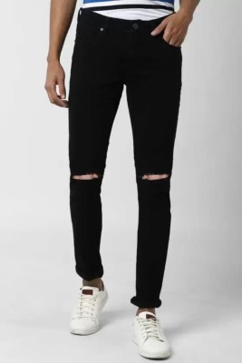 Maahhit Slim Men Black Jeans