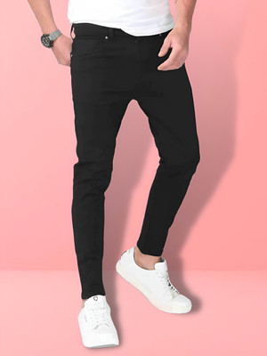 STITCHNATION Slim Men Black Jeans