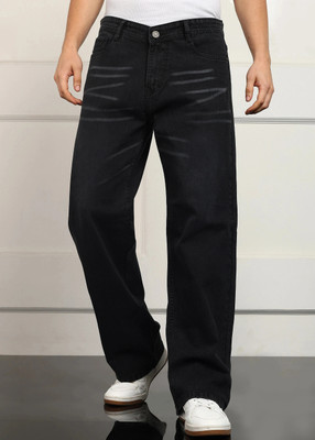 ANGERHOOD Loose Fit Men Grey Jeans