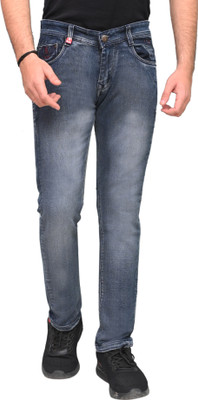 REXOBAL Regular Men Dark Grey Jeans