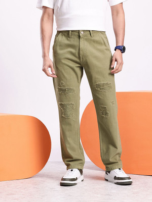 AEROPOSTALE Relaxed Fit Men Orange Jeans