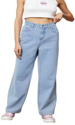 Riacult Regular Women Light Blue Jeans