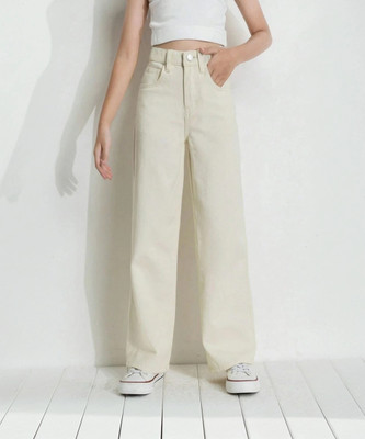 BLESSICA Regular Women Beige Jeans