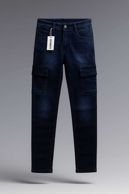 MONOFORM Regular Men Dark Blue Jeans