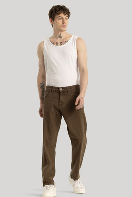 Snitch Regular Men Brown Jeans