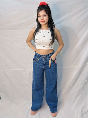 Sofia Loose Fit Women Blue Jeans