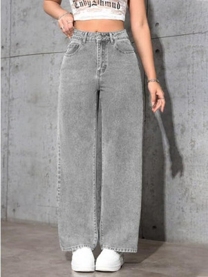 Star4well Straight Fit Women Grey Jeans