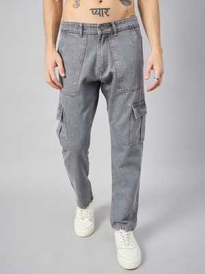 STUDIO NEXX Loose Fit Men Grey Jeans