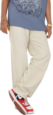 HouseOfCommon Loose Fit Men Beige Jeans