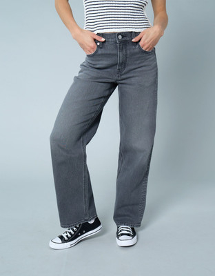 American Eagle Slim Women Grey Jeans