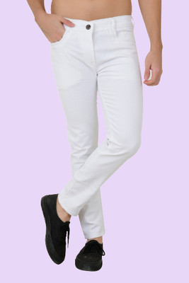 Fader Slim Men White Jeans