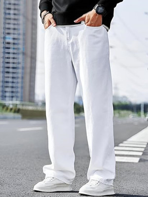 JEANBERRY Regular Men White Jeans