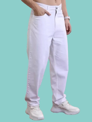 METRONAUT Loose Fit Men White Jeans