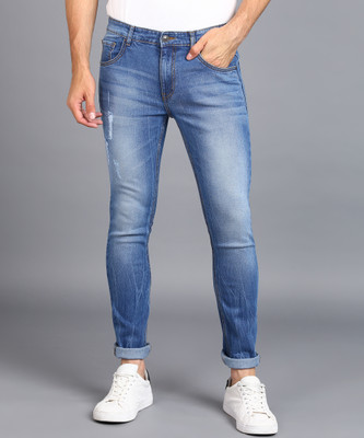 Urbano Fashion Skinny Men Dark Blue Jeans