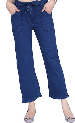 1DAYSTREET Regular Women Dark Blue Jeans