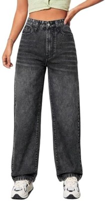 notty girl Straight Fit Women Dark Grey Jeans