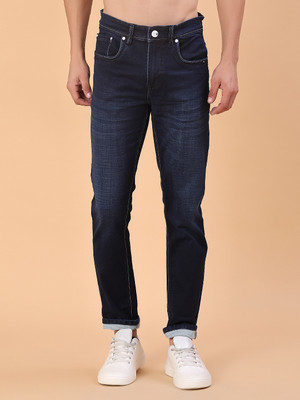 V-MART Slim Men Dark Blue Jeans