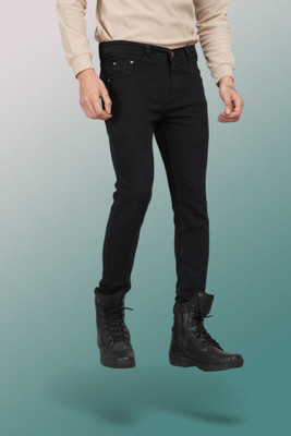 Lzard Slim Men Black Jeans