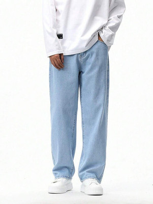 STREET VENOM Straight Fit Men Light Blue Jeans