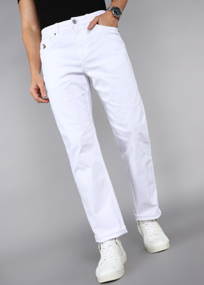 U.S. Polo Assn. Denim Co. Relaxed Fit Men White Jeans