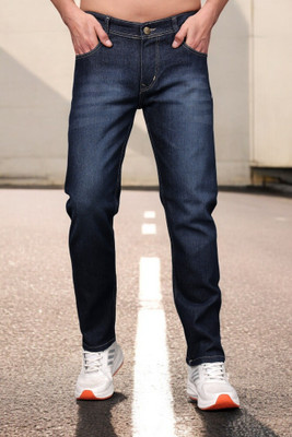 ZAYSH Regular Men Dark Blue Jeans