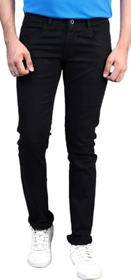 G PLUS Slim Men Black Jeans