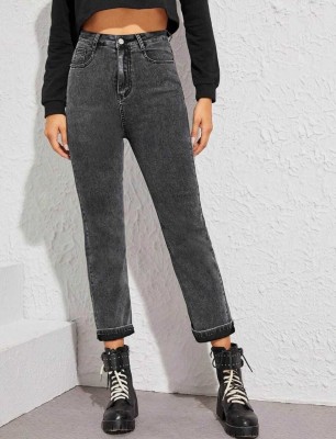 DENIMISIA Relaxed Fit Women Dark Grey Jeans