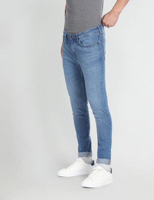 FLYING MACHINE Super Skinny Men Blue Jeans