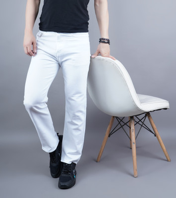 Moda Rapido Regular Men White Jeans